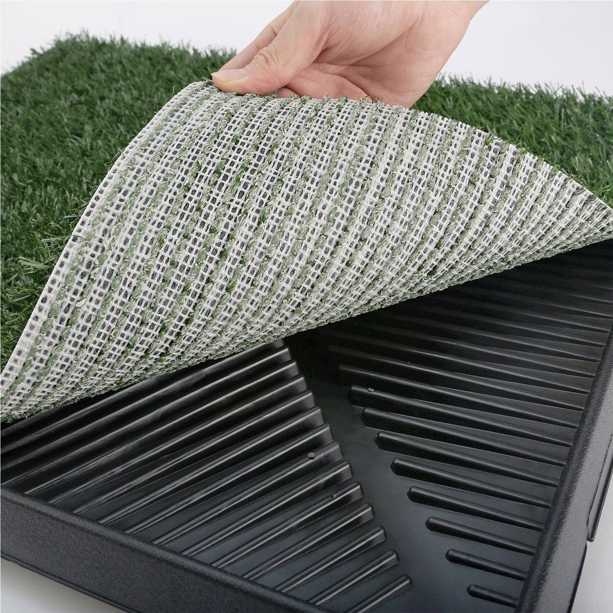 Spud Jax Petshop Pet Dog Potty Tray Training Toilet + 1 Grass Mat 63cm x 50cm Pet Care