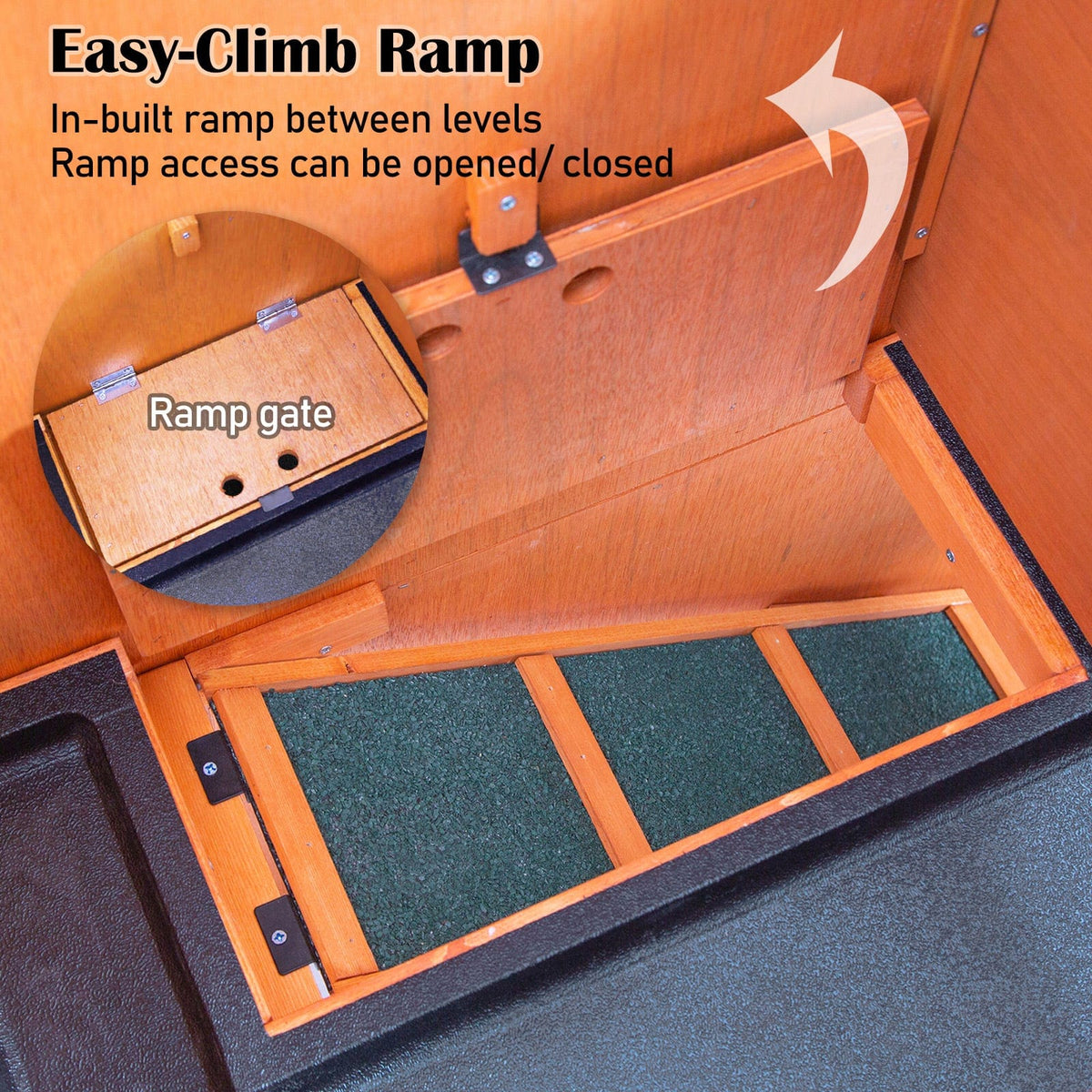 Spud Jax Petshop Rabbit Hutch Chicken Coop 92 x 45 x 82cm 2 Storey Cage Run Aria Pet Care