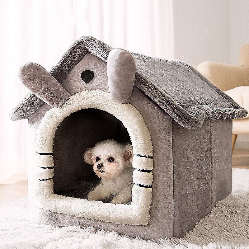 Spud Jax Petshop Small Dog House Bed Portable Cat Bed Removable Cushion Cat Cave, Foldable  Pets Puppy Kitten Rabbit Pet Care