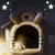 Spud Jax Petshop Small Dog House Bed Portable Cat Bed Removable Cushion Cat Cave, Foldable  Pets Puppy Kitten Rabbit Pet Care