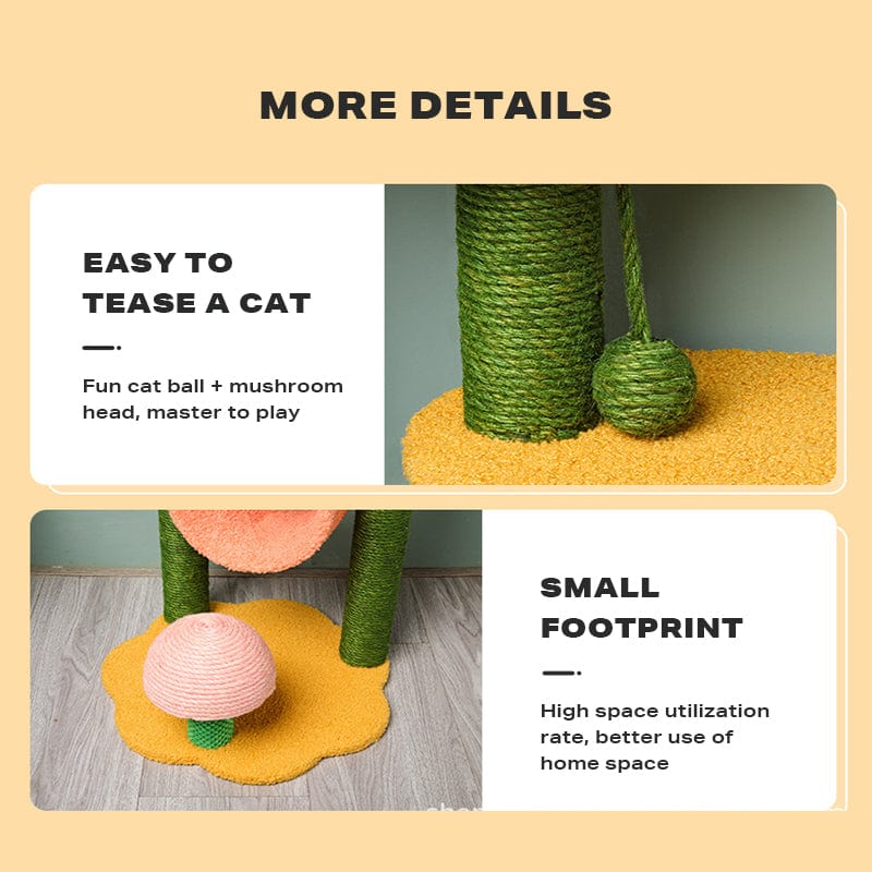 Spud Jax Petshop Sun flower cat climbing frame cat scratching post toy Pet Care