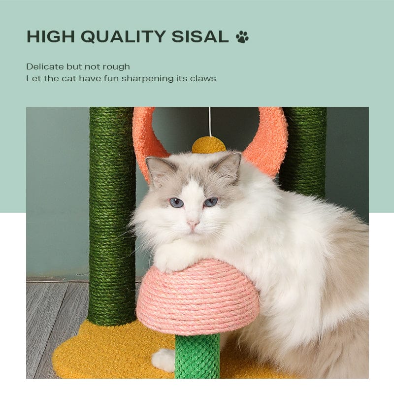 Spud Jax Petshop Sun flower cat climbing frame cat scratching post toy Pet Care