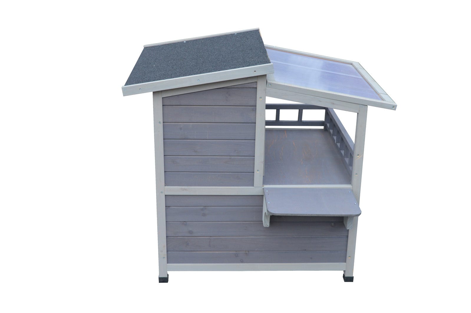 Spud Jax Petshop YES4PETS 2 Story Outdoor Cat Shelter Condo with Escape Door Rainproof Kitty House Pet Care