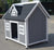 Spud Jax Petshop YES4PETS Grey Large Timber Pet Dog Puppy Wooden Cabin  Kennel Timber House Pet Care