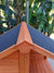 Spud Jax Petshop YES4PETS L Timber Pet Dog Kennel House Puppy Wooden Timber Cabin 130x105x100cm Brown Pet Care