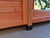 Spud Jax Petshop YES4PETS L Timber Pet Dog Kennel House Puppy Wooden Timber Cabin 130x105x100cm Brown Pet Care