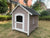 Spud Jax Petshop YES4PETS XL Timber Pet Dog Kennel House Puppy Wooden Timber Cabin With Door Grey Pet Care