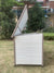 Spud Jax Petshop YES4PETS XL Timber Pet Dog Kennel House Puppy Wooden Timber Cabin With Stripe White Pet Care